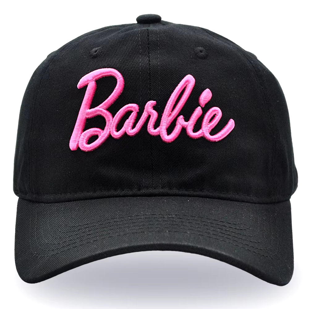 New Kawaii Barbie Letters Embroidered Baseball Cap Anime Cartoon Fashion Summer Adjustable Sun Caps Outdoor Casual Peaked Hat